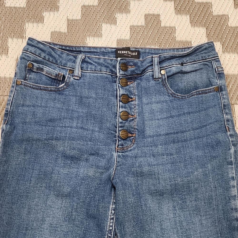 Kenneth Cole High Rise Blue Jeans - Picture 3 of 8